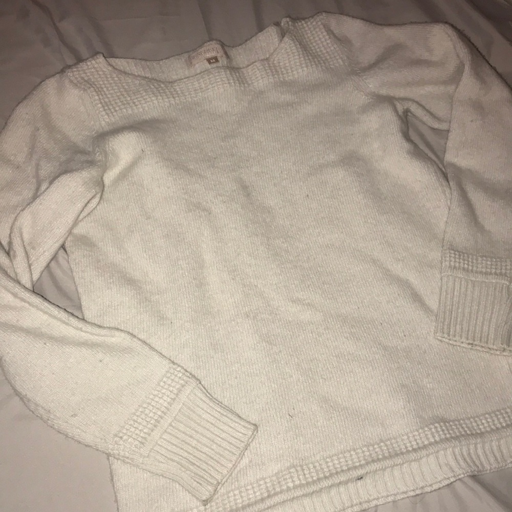 soft white sweater